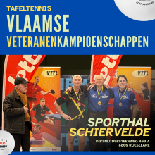 VK Veteranen Roeselare tafeltennis 2025
