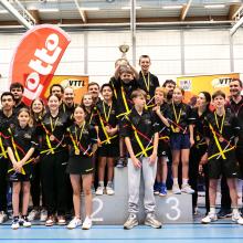 Vlaamse Jeugdkampioenschappen tafeltennis VTTL podium 2025
